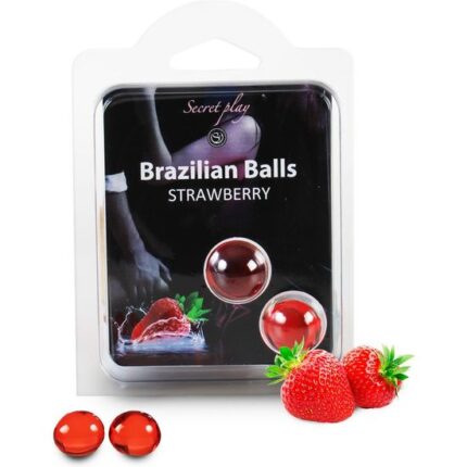 SECRET PLAY SET 2 BRAZILIAN BALLS AROMA FRESA - 001