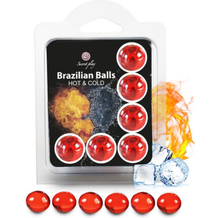 SECRET PLAY SET 6 BRAZILIAN BALLS EFECTO HOT & COLD - 001