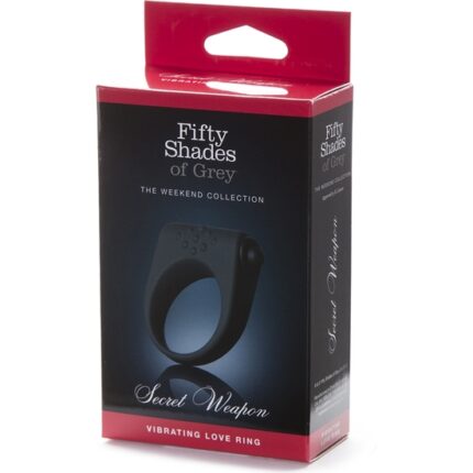 SECRET WEAPON ANILLO VIBRADOR - NEGRO - 002