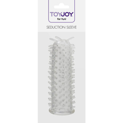 SEDUCTION FUNDA PARA EL PENE DE SILICONA TRANSPARENTE - 002