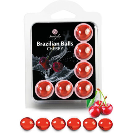 SET 6 BRAZILIAN BALLS CEREZA - 001