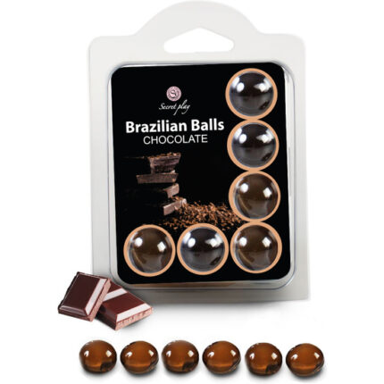 SET 6 BRAZILIAN BALLS CHOCOLATE - 001