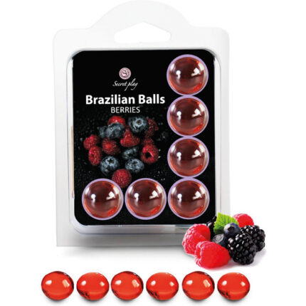 SET 6 BRAZILIAN BALLS FRUTAS DEL BOSQUE - 001