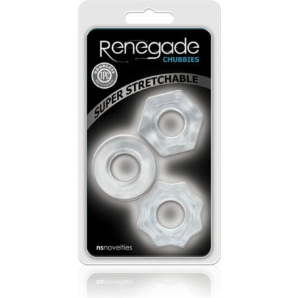 SET ANILLOS TRANSPARENTE - RENEGADE CHUBBIES - 002