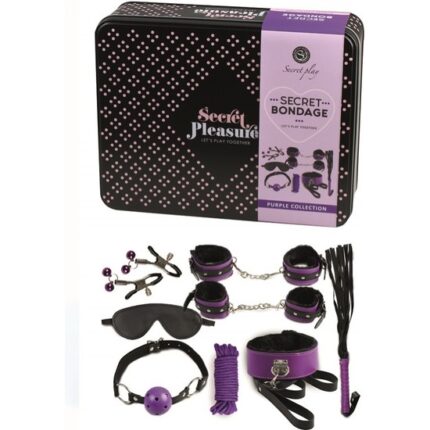 SET BONDAGE 8 PIEZAS MORADO - 001