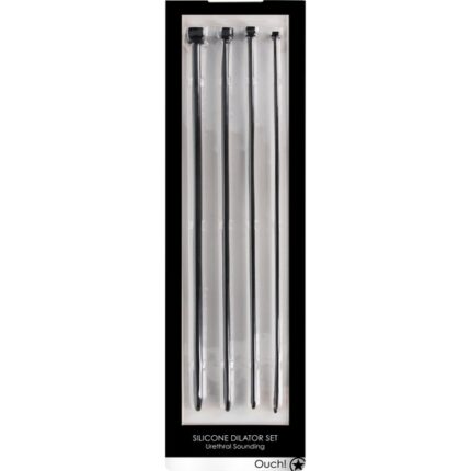 SET DE DILATADORES CON SONDA URETRAL - NEGRO - 002