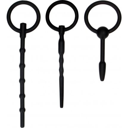 SET DE SONDAS URETRALES - NEGRO - 001
