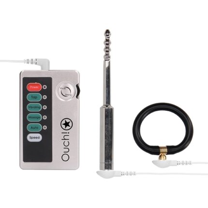 SET DE SONDEO URETRAL E-STIM - PEQUEÑO - PLATA - 001
