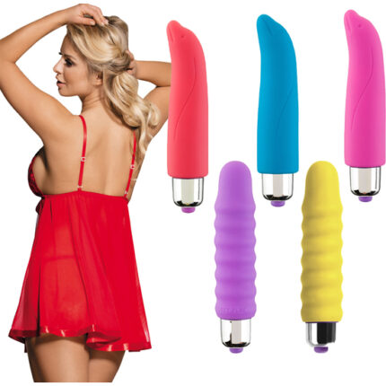 SET PICARDÍAS Y NOCHES: JUEGO DE PICARDÍAS Y VIBRADOR 4 VELOCIDADES - 002