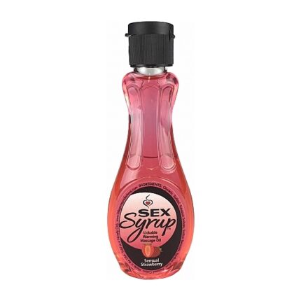 SEX SYRUP - ACEITE DE MASAJE FRESA - 118ML - 001