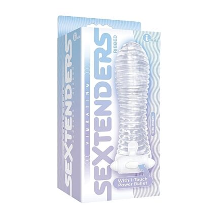 SEXTENDERS FUNDA CON VIBRACIÓN - RIBBED - 002