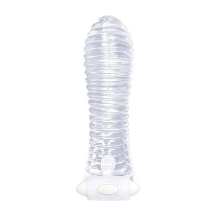 SEXTENDERS FUNDA CON VIBRACIÓN - RIBBED - 001