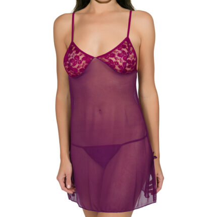 SEXY BABYDOLL MORADO - 001