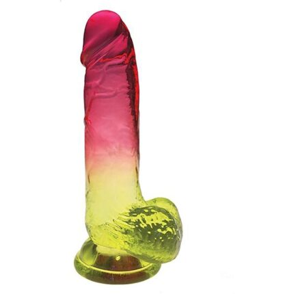 SHADES - PENE GRANDE DE GELATINA - ROSA Y AMARILLO - 001