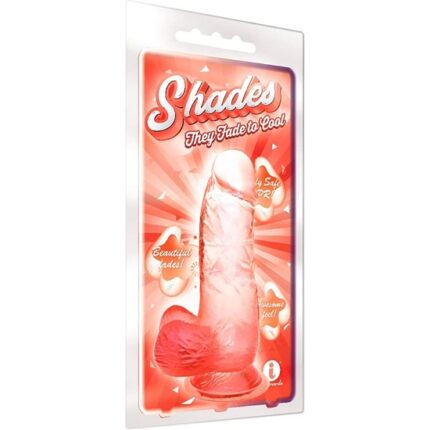 SHADES - PENE REALISTICO PEQUEÑO DE GELATINA - CORAL - 002