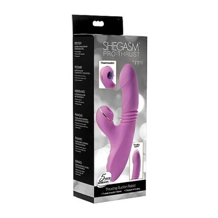 SHEGASM PRO-THRUST CONEJITO RAMPANTE CON SUCCIÓN - 002