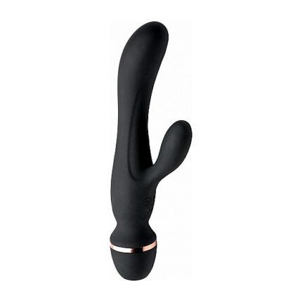 SHEGASM SUPREME 3 EN 1 VIBRADOR RAMPANTE CON SUCCIONADOR - NEGRO - 001