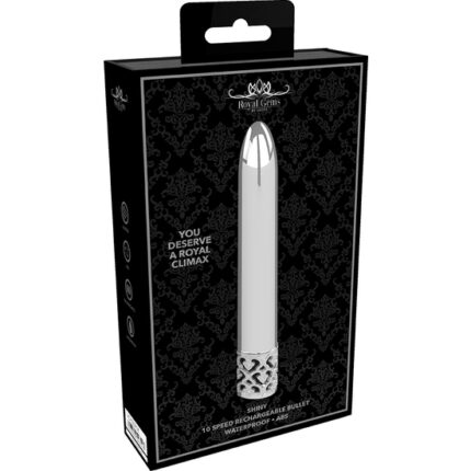 SHINY - BALA RECARGABLE ABS - PLATA - 002