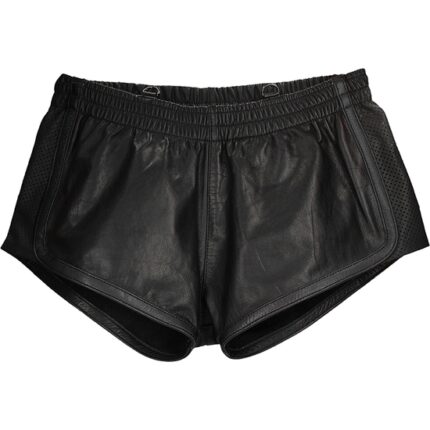 SHORT DE CUERO VERSÁTIL - NEGRO - 002