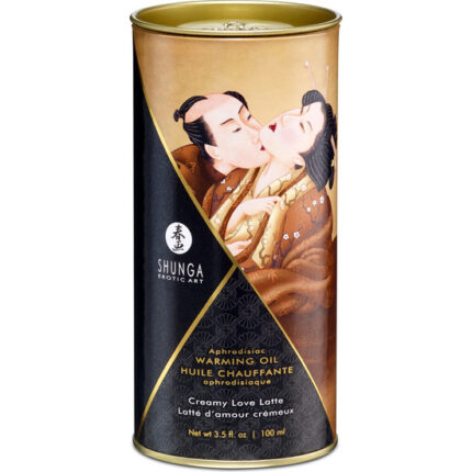 SHUNGA ACEITE EFECTO CALOR CREMA LOVE LATTE 100 ML - 002