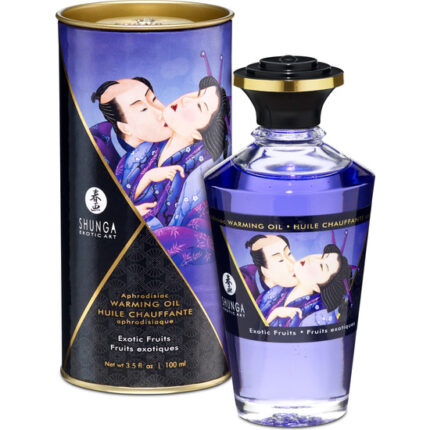 SHUNGA ACEITE EFECTO CALOR FRUTAS EXÓTICAS 100 ML - 001