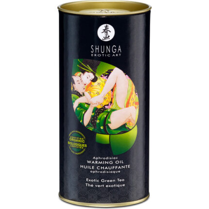 SHUNGA ACEITE EFECTO CALOR TE VERDE 100 ML - 002