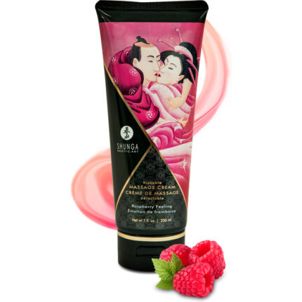 SHUNGA CREMA MASAJE FRAMBUESA 200 ML - 002