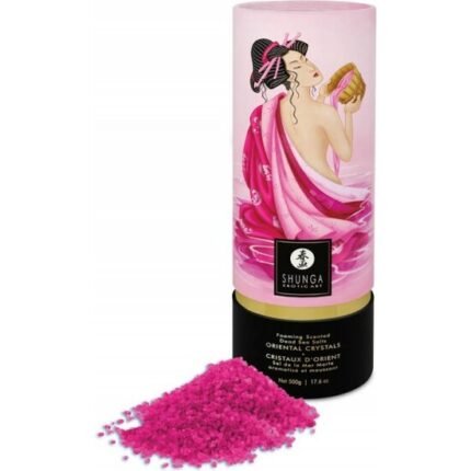 SHUNGA ORIENTAL CRYSTALS BATH SALTS - APHRODISIA 500 GR - 002