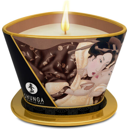 SHUNGA VELA DE MASAJE CHOCOLATE 170 ML - 001