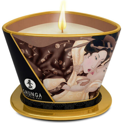 SHUNGA VELA DE MASAJE DESEO DE VAINILLA 170 ML - 001