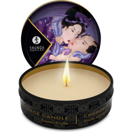 SHUNGA VELA DE MASAJE FRUTAS EXOTICAS 30 ML - 001