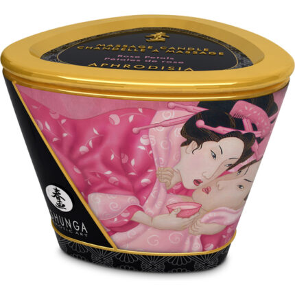 SHUNGA VELA DE MASAJE ROSA AFRODISIACA 170 ML - 002