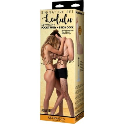 SIGNATURE SET - LEO ULTRASKYN POCKET PUSSY & LULU - KIT MASTURBADOR PENE Y VAGINA - 002