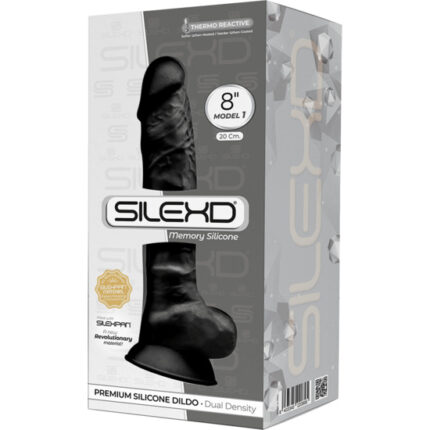 SILEXD MODELO 1 - PENE REALÍSTICO 20CM NEGRO - 002
