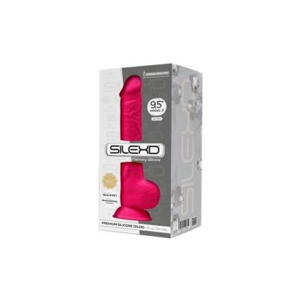 SILEXD MODELO 3 - PENE REALÍSTICO 24CM - ROSA - 002