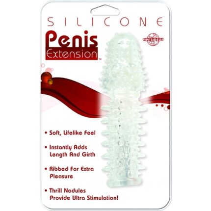 SILICONE PENIS EXTENSION FUNDA PARA EL PENE - 001