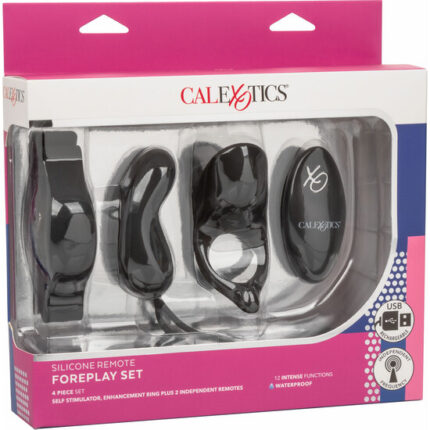SILICONE REMOTE FOREPLAY SET - 002