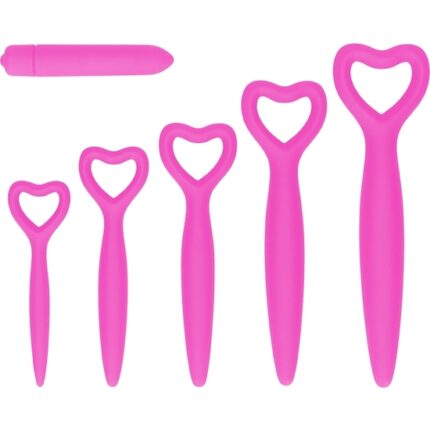 SILICONE VAGINAL DILATOR SET - PINK - 001