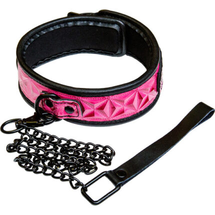 SINFUL COLLAR CON CADENA ROSA - 001