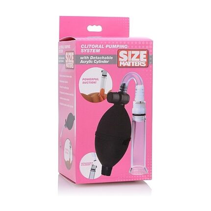 SIZE MATTERS BOMBA PARA EL CLÍTORIS CON CILINDRO DESECHABLE - 002