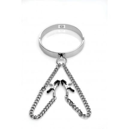 SLAVE COLLAR ATADURA - PLATA - 001