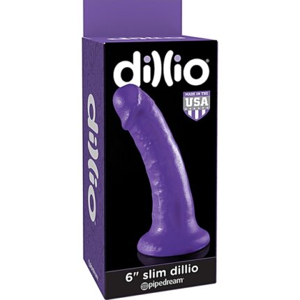 SLIM DILDO 15 CM MORADO - 002