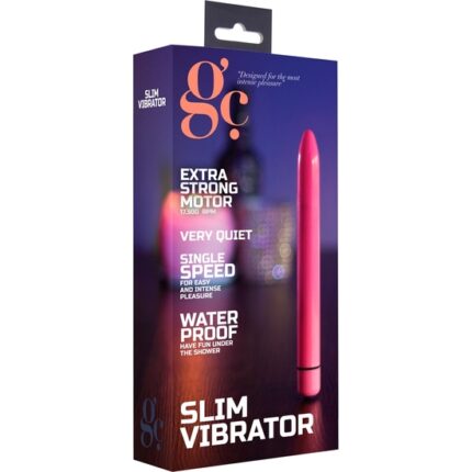 SLIM VIBRADOR ROSA - 002