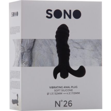SONO N 26 MASAJEADOR PRÓSTATA VIBRADOR NEGRO - 002