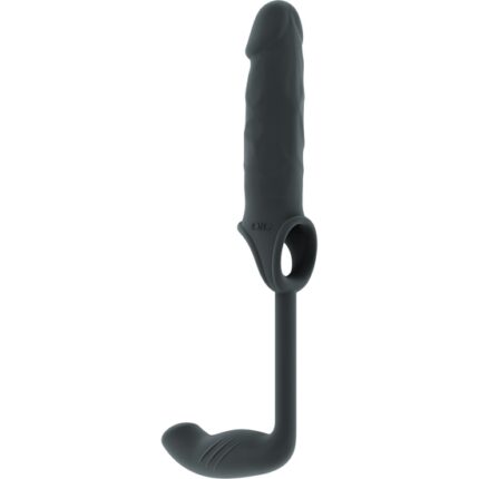 SONO N. 34 EXTENSOR PARA EL PENE ELÁSTICO CON PLUG GRIS - 001