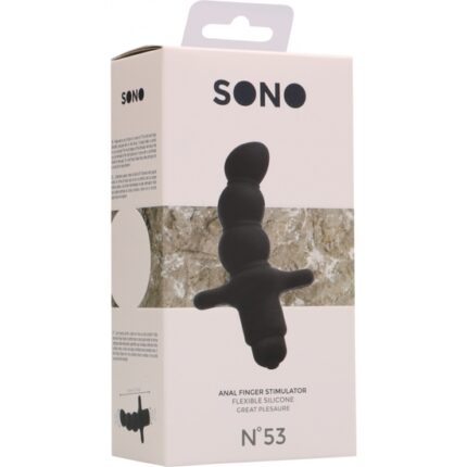 SONO NO. 53 - ESTIMULADOR ANAL DEDO NEGRO - 002