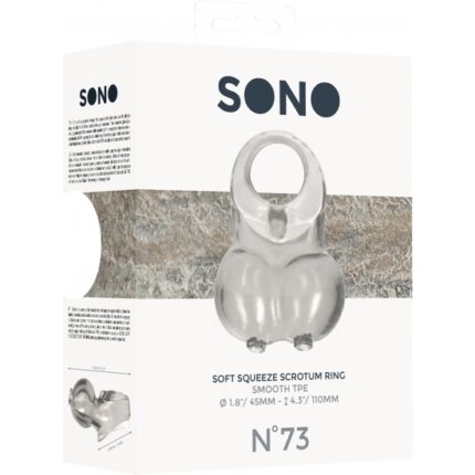SONO NO. 73 - ANILLO SUAVE PARA EL ESCROTO - TRANSLÚCIDO - 002