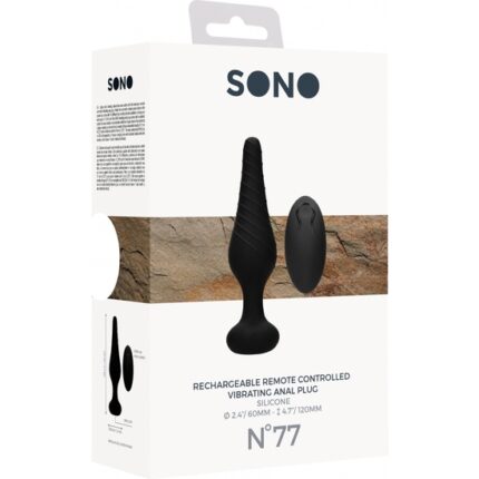 SONO NO. 77 PLUG VIBRADOR CONTROL REMOTO - NEGRO - 002