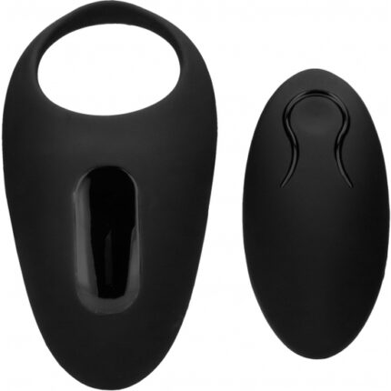 SONO NO.74 ANILLO VIBRADOR CON CONTROL REMOTO - NEGRO - 001