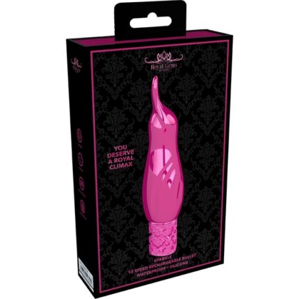 SPARKLE - RECHARGEABLE SILICONE BULLET - ROSA - 002